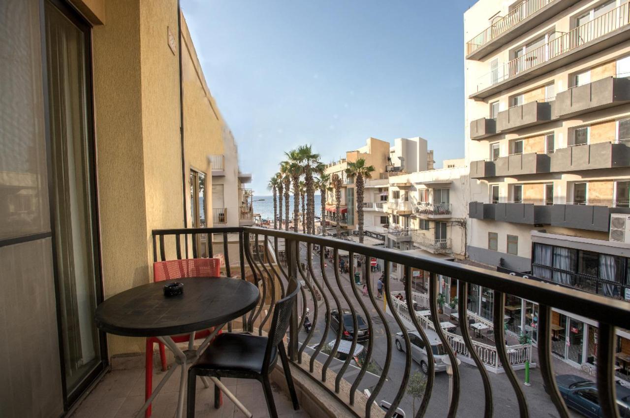 Bugibba Square Seaview 3 Bedroom Apartment Сейнт Полс Бей Екстериор снимка